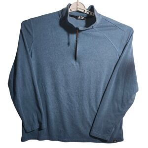 ZeroXposur Mens Quarter Zip Pullover Midnight Blue B86957 XXL Activewear Top